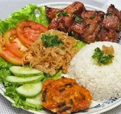 Cơm sườn nướng